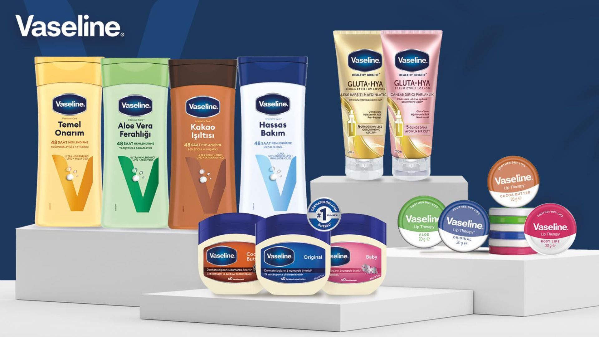 Vaseline® Gluta-Hya Serum Etkili Losyon ile 5 Günde Daha Parlak ve Aydınlık Bir Cilt