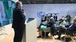 Thomas Lingard, Birleşmiş Milletler İklim Değişikliği Konferansında konuşuyor.