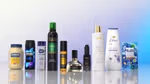Dijital ikiz teknolojisi kullanılarak oluşturulan Unilever ürünlerinin bir fotoğrafı. Dove, Nexxus, Vaseline ve daha fazlasından ambalajlar içeriyor.