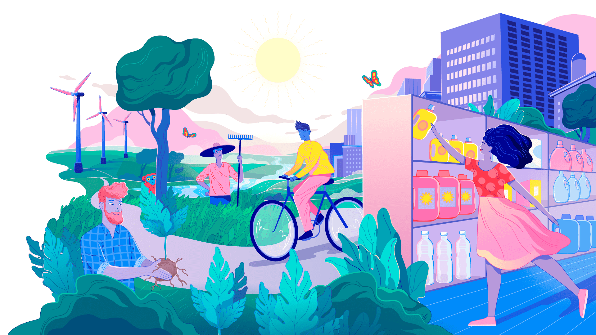 Sürdürülebilir eylemlerin bir örneği